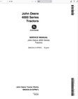 John Deere 4000 4010 4020 Tractor Technical Repair Service Manual Sm2039 Pdf Usb