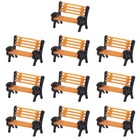 10pcs Model Railway N Scale 1 160 Bench Model Chair Settee Park Scenery Yz150