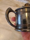 Lot Of 2 Antique Vintage Apollo Silver Co Quadruple Plate Teacup Holders 1350