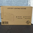 Emergency Exit Light Red W  Battery Backup Fire Signs Ciata Lighting Fixture Usa