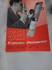 Vintage Sei Exposure Photometer -rare 1950   s 60   s