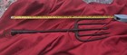 Vintage  Hand Wrought Blacksmith Made Iron Fish  Eel Spear Gig Trident 19    