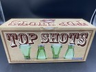 Bottle Top Shots Shot Glasses Set Of Four By Barbuzzo Recycled Beer Bottle Glass