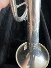 Bach Tr200s Silver Bb Trumpet Used   Good Condition  3 Small Crack But Free Mute