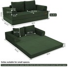 Futon Sofa Bed  Convertible Folding Sofa Bed  Boneless Couch Loveseat Corduro   