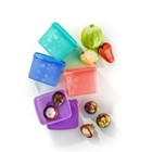 Tupperware Snowflake Medium Square Round 400ml Freezer Containers     Set Of 4