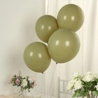 50 Olive Green 12  Biodegradable Latex Matte Pastel Balloons Party Wedding