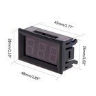 0 56  Led Temperature Sensor Car Indoor Outdoor Digital Thermometer Dc 12v
