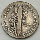 1921 D Mercury Silver Dime Key Date Good X-557