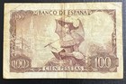 Spain 100 Pesetas 1965 Banknote Foreign Currency World Paper Money Free Shipping