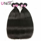 Unice Brazilian Straight Human Hair Extension 3 Bundles With T Part Lace Closure
