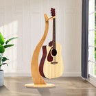 40 55  Bamboo Guitar Stand With Non-slip Pads For Guitar Bass Display Rack Home