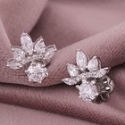 6 Ct Round Simulated Diamond Wedding Antique Stud Earrings 925 Sterling Silver
