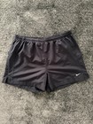Nike Athletic Shorts Boys M 8-10 Black Dri-fit Running Training Gym Lined