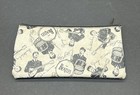 The Beatles Vintage 1960s Zipper Bag Clutch Purse Pencil Case Pouch Wallet Rare