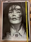 Bj  rk Debut Era Early Vintage Uk Poster 1990s New Old Stock Nos 24x36 Bjork