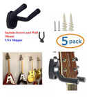 5-pack Guitar Hanger Hook Holder Wall Mount Display Acoustic Electric