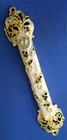 Beautiful Jewish Judica Enamel Metal And Stones Mezuzah With Original Scroll 