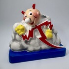Vintage Reddy Kilowatt Cloud Coin Bank Advertising Original Excellent Rare             