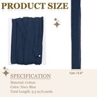 3 8  6yard Piping Trim Bias Tape Cotton Folding Binding Tape Cord  Navy Blue