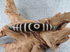 Antique Tibetan 2 Eyes Energy  Old Agate Dzi Bead Amulet For Pendant Gzi Bead B