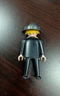 Playmobil Castle Guard With Helmet Used Nice Shape Fast Shipping Action Figure 