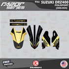 Graphics Kit For Suzuki Drz400 Polisport Restyle   2000-2024  Razor - Gold