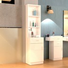 Wall Mount Barber Salon Spa Cabinet Hair Styling Station Beauty Spa Equipment
