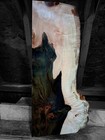 Xl Mind Blowing Blue Sawn Maple Burl Wood Blank  Curly Maple Burl  Turning Wood