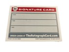 Marty Brennaman Signature Card Auto Signed Cincinnati Reds  hof 2000  Ford Frick