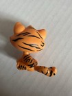 Littlest Pet Shop Lps Tiger Cat Yellow Orange Eyes Striped Wild Cat
