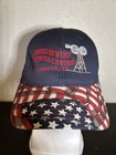 American Wind Power Center Lubbock  Tx Patriotic Osfm Embroidered Blue Cap Hat