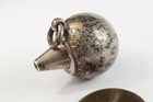 Antique English Sterling Silver Perfume   Scent Dabber Pomander Fob C1901