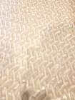 Christmas Tree Skirt Ivory Velvet Faux Fur Trim Pattern 46 