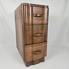 Mcm Heywood Wakefield Riviera Nightstand Bedside Table 3 Drawer Vintage