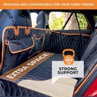 Dog Car Seat Cover Back Hard Bottom Extender For Dogs Supports 600lbs Pet Usa