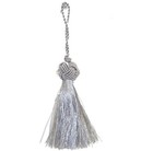 4 Inch Metallic Tassel For Key Decor Or Gift
