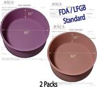 Round Silicone Cake Pans  Set Of 2  Non-stick Mold For Baking 8  X2pc 