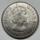 1967 Seychelles 1 Rupee Low Mintage - Coin  c-016