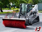 Angle Broom Attachment For Skid Steer 84  Wide Heavy Duty Universal Fit