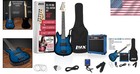 Electric Guitar Kit Kids 30 Inch Maple Wood Starter Pack Amp Tuner Accessories