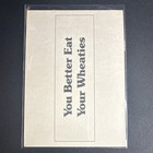 Wheaties Michael Jordan Basketball Sports Trading Card Cereal Box Insert