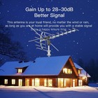990mile Outdoor Tv Antenna Motorized Amplified Hdtv 1080p 4k 360   Rotation Home