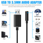 Usb To 3 5mm Aux Headphone Jack Cable Audio Adapter For Pc Ps4 Laptop Macbook