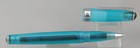 Levenger True Writer Blue Bahama Transparent Rollerball Pen - New In Box