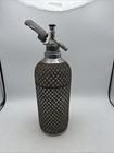 Vintage Sparklets Ltd Makers London England Mesh Covered Soda Dispenser