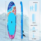 10 6  Inflatable Stand Up Paddle Board With Complete Accessories   Camera Mount