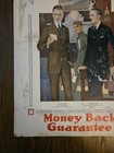 Print Ad 1920s Fashion Leaders Cardboard Ad Vintage