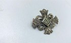 Sterling Silver  Marcasite Cross Shaped Brooch