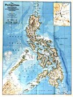 1986-7 July History Of The Philippines Phl Ph National Geographic Map Euc - A3 
